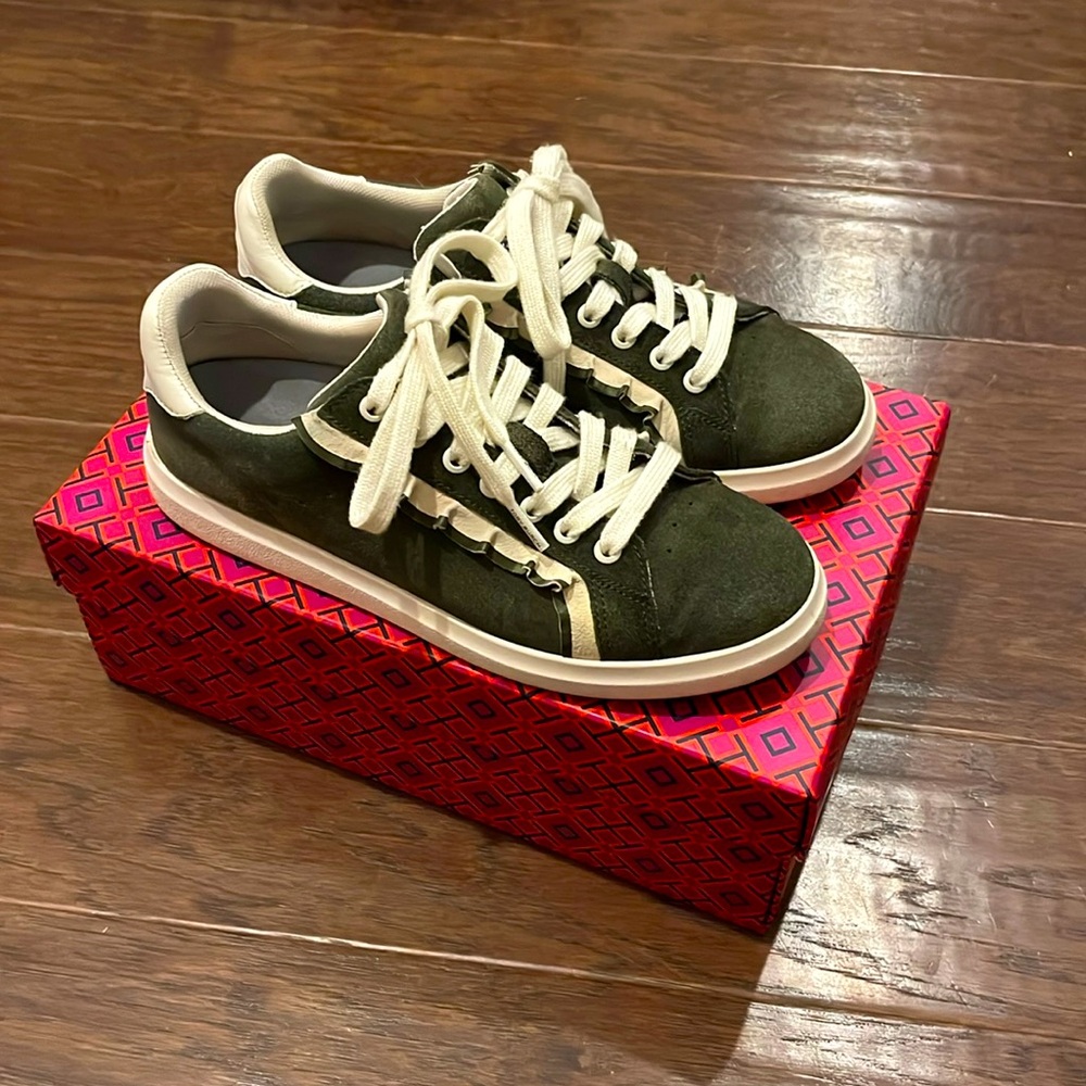 Tory Burch Howell Rufle court sneakers
